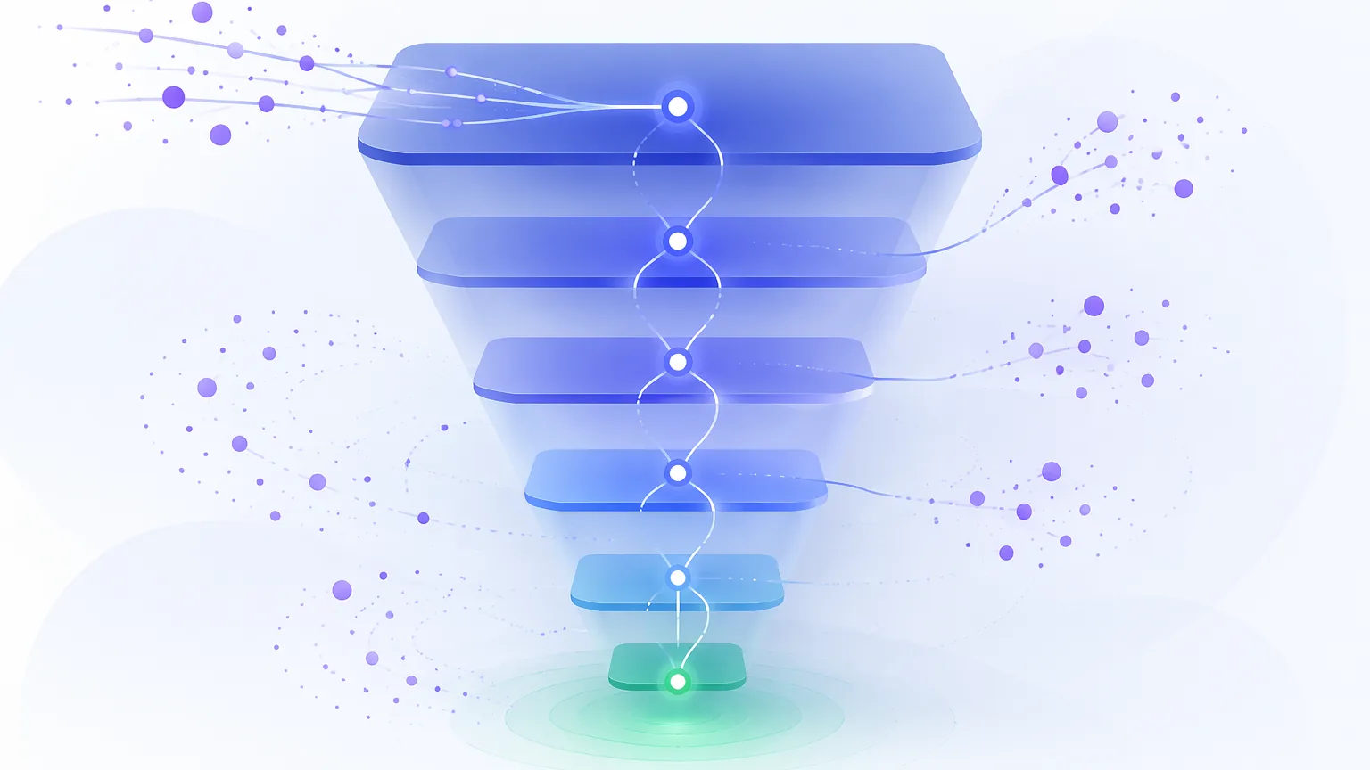 Схема шести разрывов между данными Яндекс.Метрики и финансовой реальностью среднего бизнеса